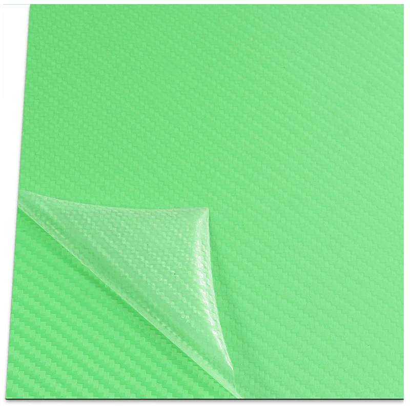 Green Color Carbon Fibre Matte Twill Pattern KYDEX Thermoplastic Sheet K Thermoform Board Plate for Knife Sheath Make Material