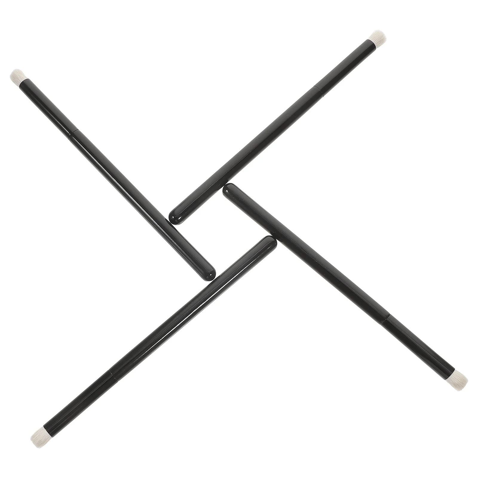 

4pcs Round Tip Lip Brush Premium Makeup Tool For Lipstick Eyeshadow Contouring Portable Women Applicator Wand