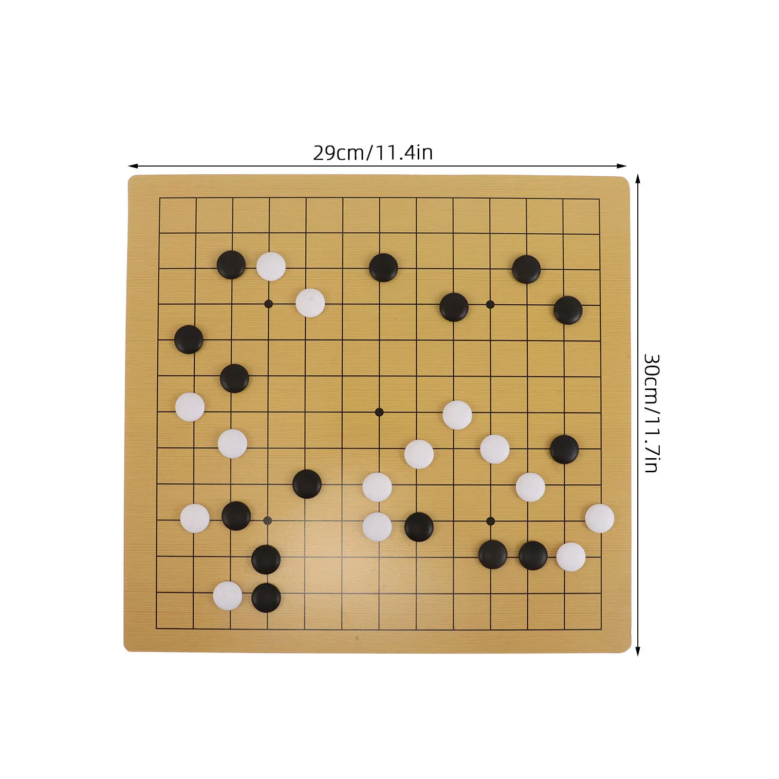 어린이용 바둑 세트 양면 보드 9x9 13x13 곰 캐릭터 디자인 휴대용 가벼운 여행용 체스 세트 가족용