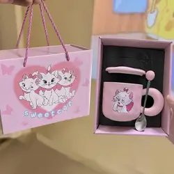 400Ml Anime Mary Cat tazza in ceramica Cartoon Cute Girl grande capacità colazione tazza di latte Kawaii dolce principessa regalo di compleanno