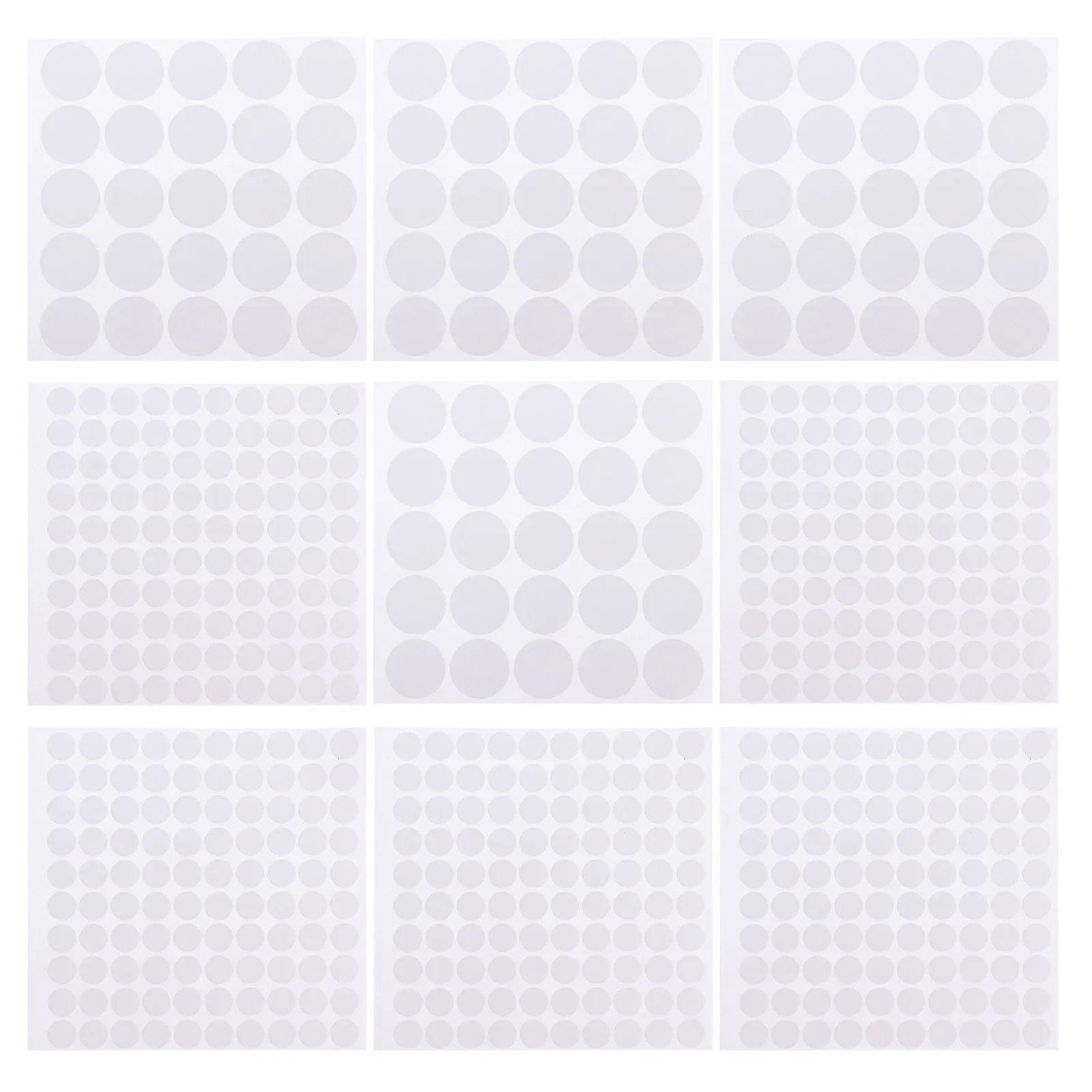 20 Sheets Multi-Purpose Double Sided Tape Adhesive Dots Removable Strong Sticky Mounts for DIY Craft Scrapbook Decoration