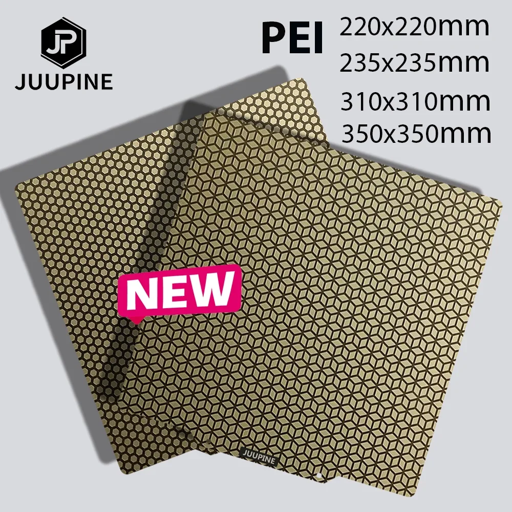 PEI Honeycomb Build Plate 235x235 220x220 350x350 310x310 PEI Sheet Double Sided Steel Sheet For Elegoo Voron Ender 3 3d Priter