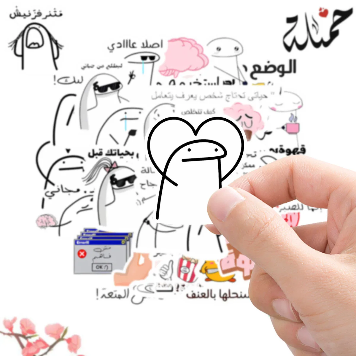 30 шт. забавные мультяшные наклейки Flork Meme DIY наклейки Скрапбукинг телефон чемодан скейтборд водостойкие кокетливые наклейки