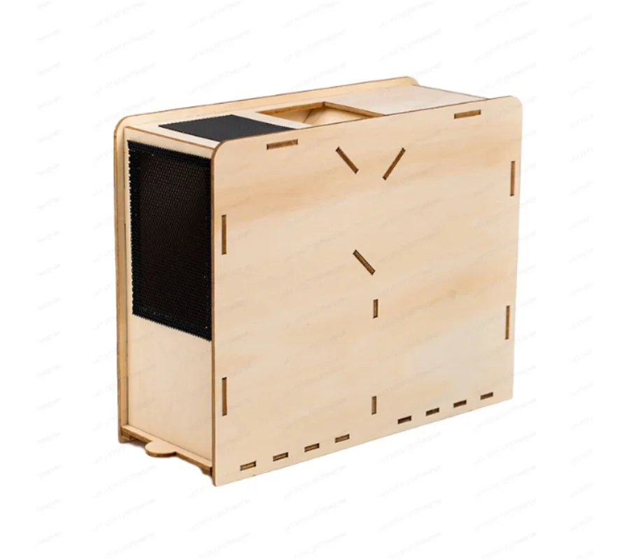 Bird food shell remover box for raising birds. Good item for parrots. Wooden assembly, lightweight and compact.