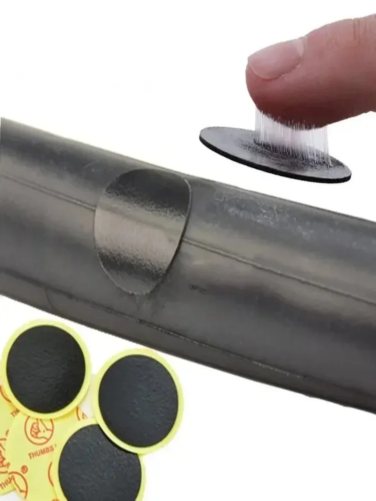 AliExpress 30/20/10PCS Bicycle Glue-free Tire Patches Tool Quick Repairing Tyre Protection Patch Adhesive Quick Drying Bike Accessories 30/