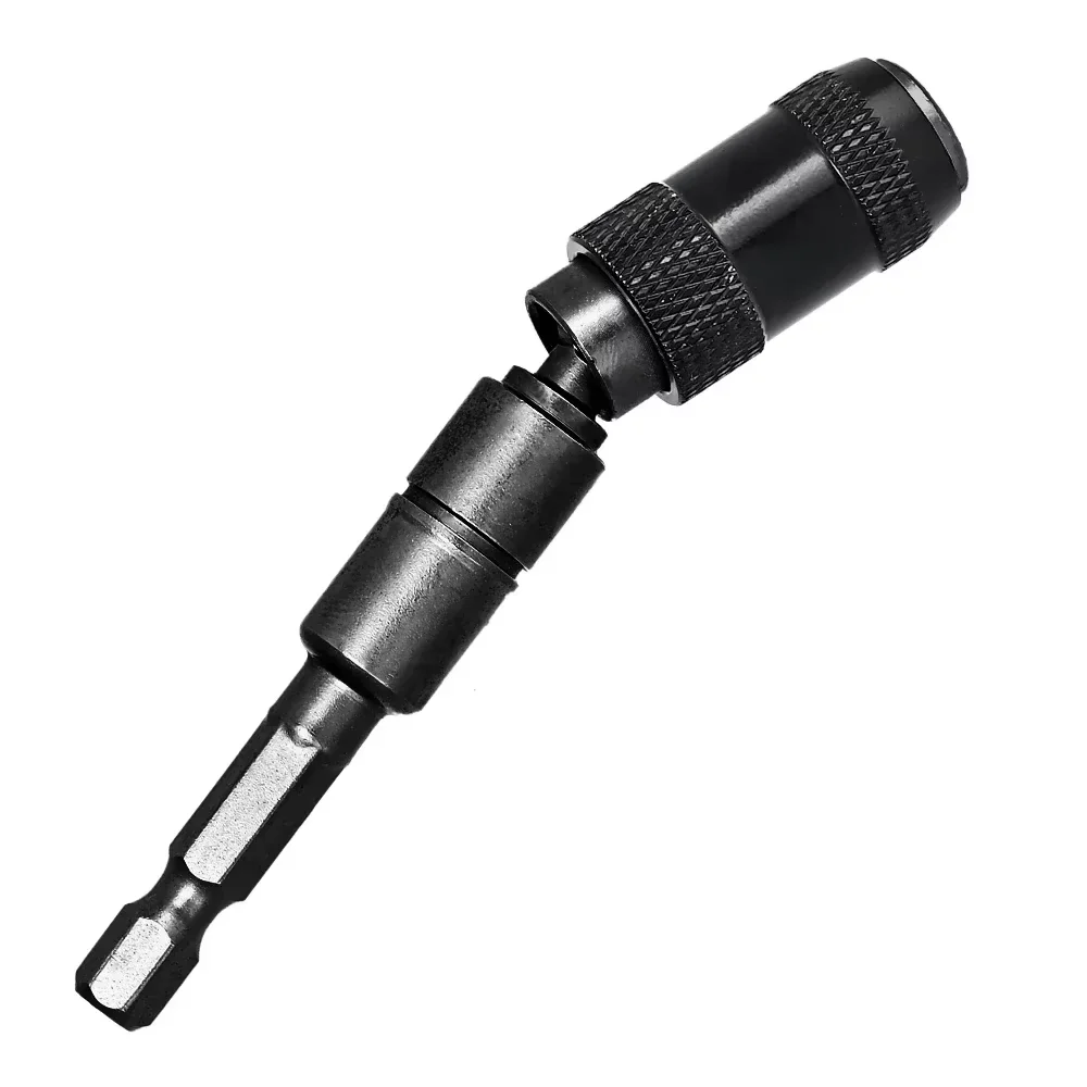 1pc Drill Bit Holder Magnetic Swiveling Bit Tip Holder Set Drill Bit Extension Pivot 1/4 Inch Hex Quick Release Pivoting Screwd