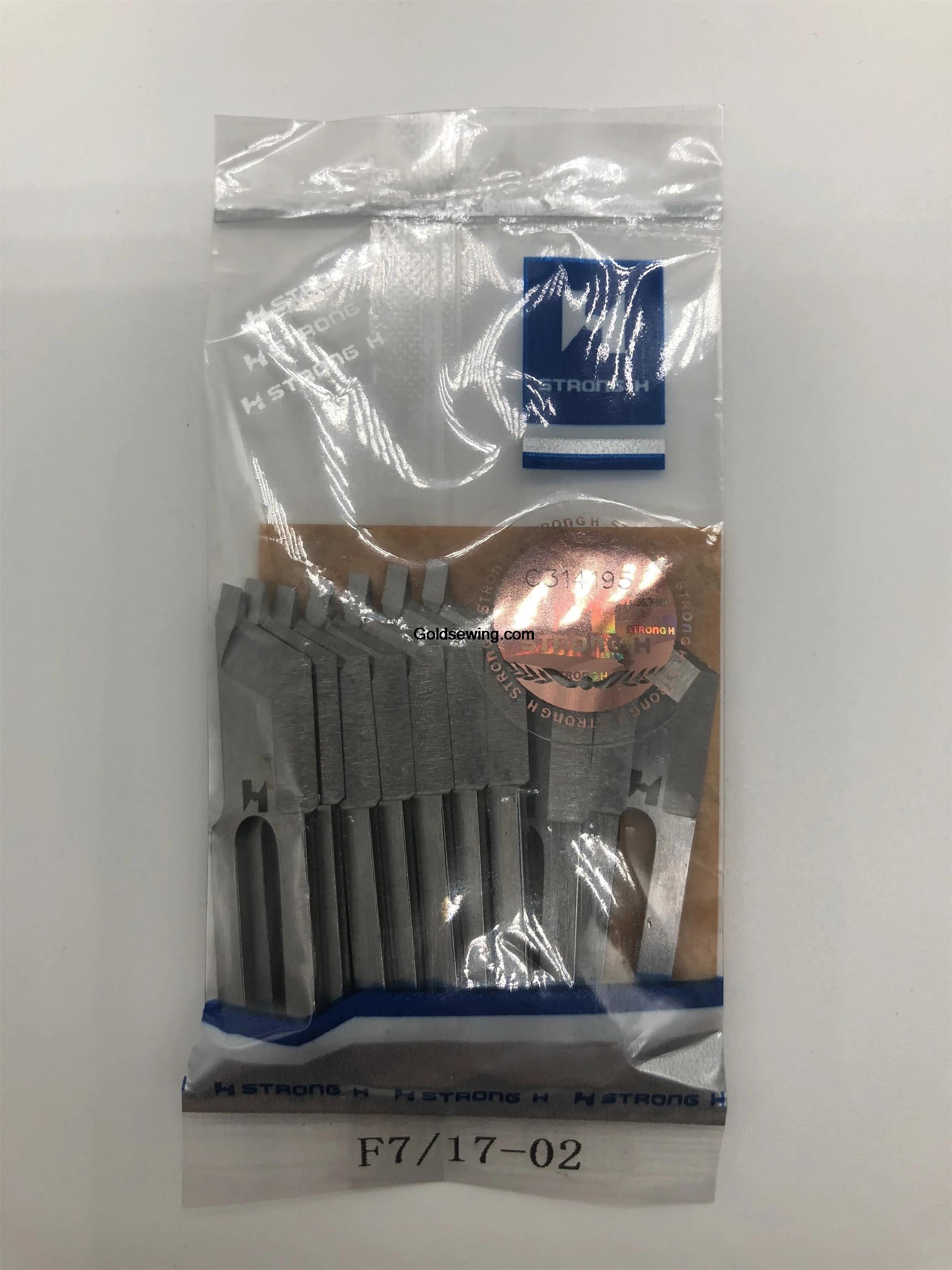 10PCS F7/17-02 Strong H Cutting Bag Integrated Blade for Typical Gc6717 Bag Cutting All-in-One Machine Narrow Knife Industrial