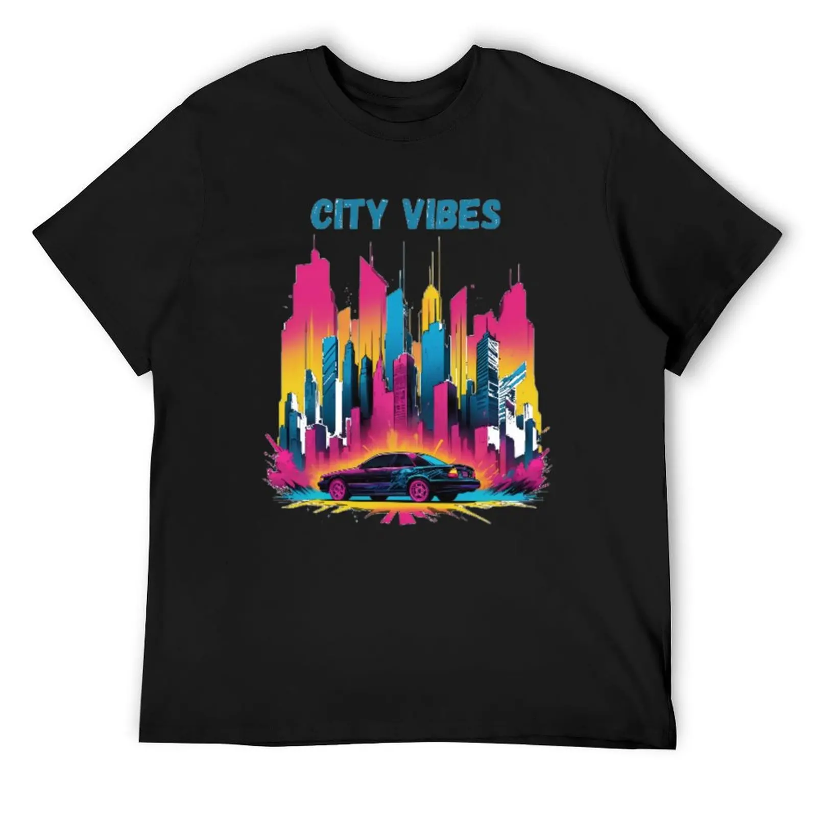 

City Vibes T-Shirt affliction shirts for a boy korean fashion essential t shirt men clothes