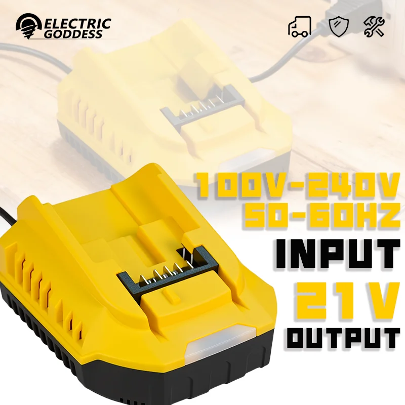 شاحن بطارية استبدال شاحن بطارية ليثيوم الملحقات ل ديوالت 20 فولت بطارية دبوس DCB206 DCB205 DCB204 DCB203 DCB120 #1