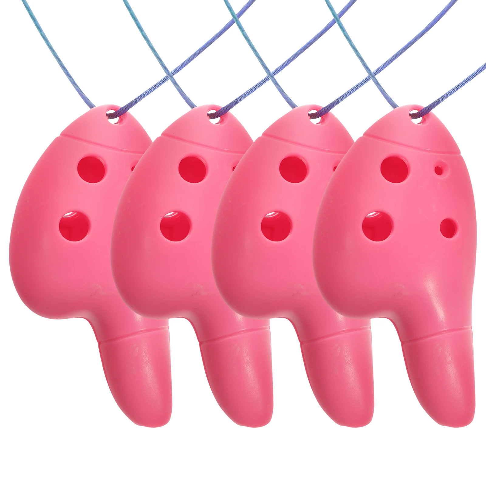 

4 Pcs Ocarina Gifts Music Instruments for Portable Pink Abs Child Musical
