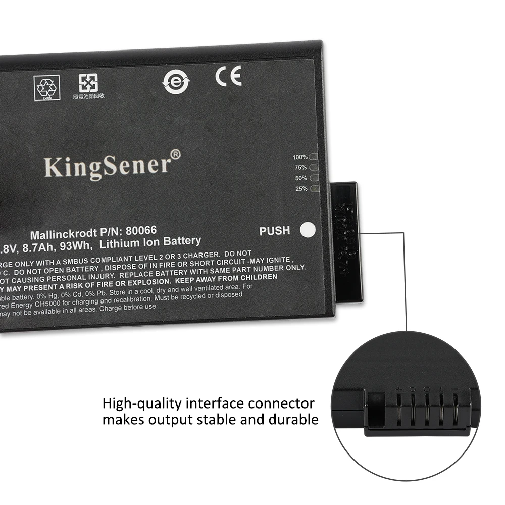 Imagem -05 - Kingsener-bateria para Detector Ultrassônico de Defeita ge Ni2023ik24 80066 Usm35 Ni202 Ni2023ed Ni2023ol24 Ni2023ts24 Ni2023ed26 93wh