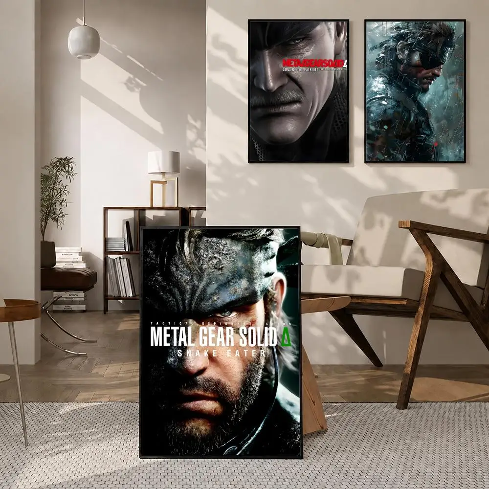 Game Metal Gear Solid Poster High-definition poster stickers, suitable for bedroom, living room, home decoration