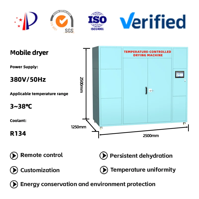 Fruit and Mango Drying Machine with Temperature Control Reliable Energy Saving Food Grade Dried Blueberry