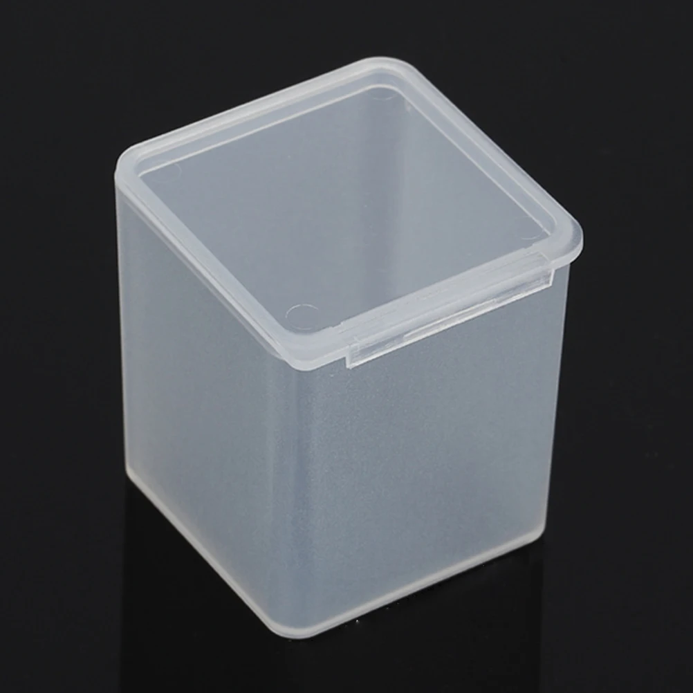 

12Pcs Clear Plastic Storage Boxes Lightweight for Small Items Beads Jewelry Drawer Closet Storage Box Plastic Box