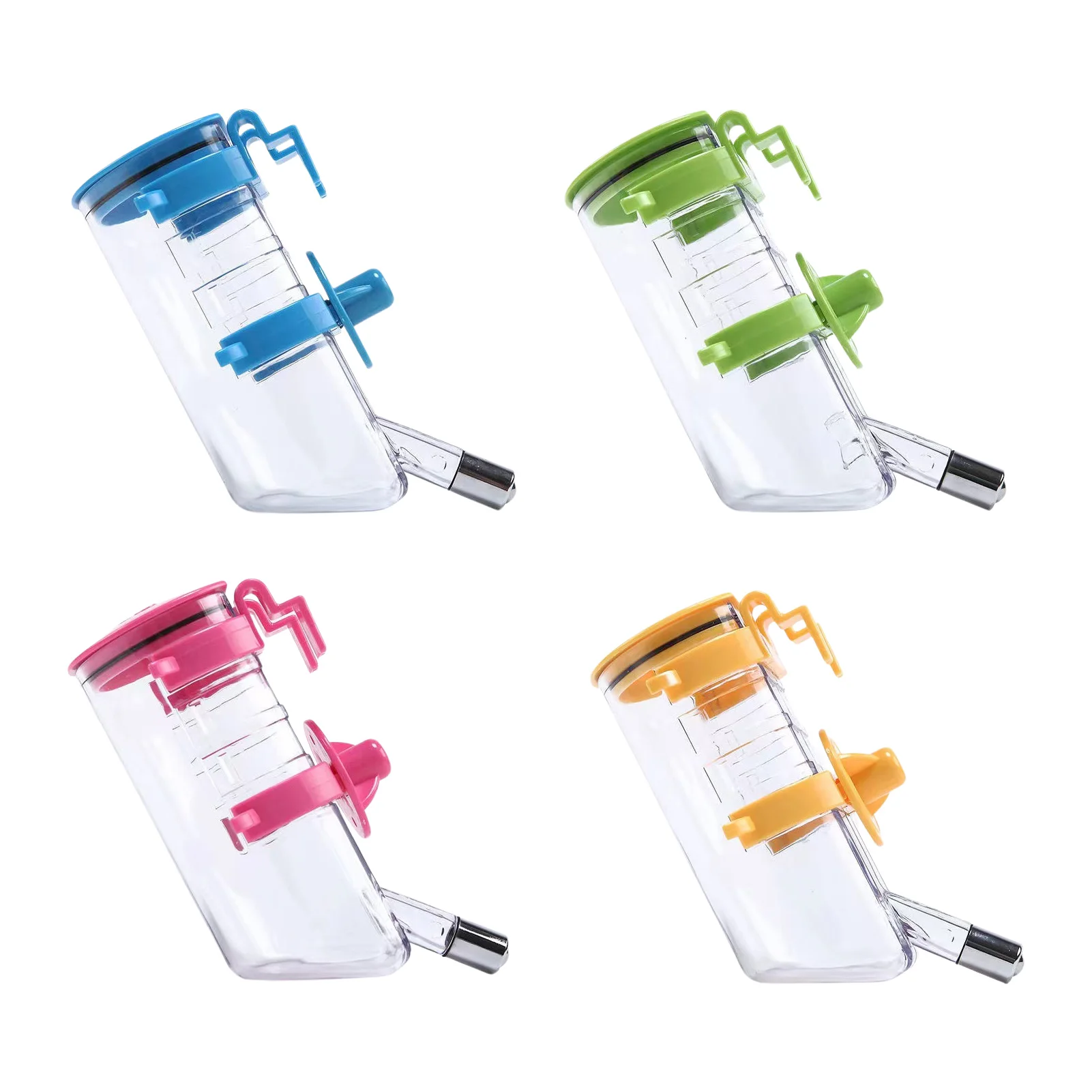 Pets Water Dispenser Easy To Install Dog Water Bottle No Drip Pet Drinker Leak-proof Pet Cage Suspended Water Dispenser