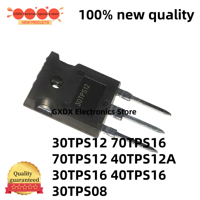 

5-10 шт./лот, 100% новые, 30TPS12, 40TPS12A, 30TPS16, 70TPS16, 70TPS12, 40TPS16, 30TPS08, одноканальные тиристоры TO-247 в наличии