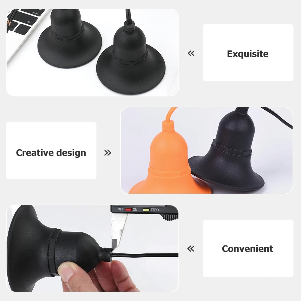 

2pcs Waterproof Lamp Holder Socket Black Light Sockets E27 Bulb Fixture Replacement Lighting Applications Residential Homes