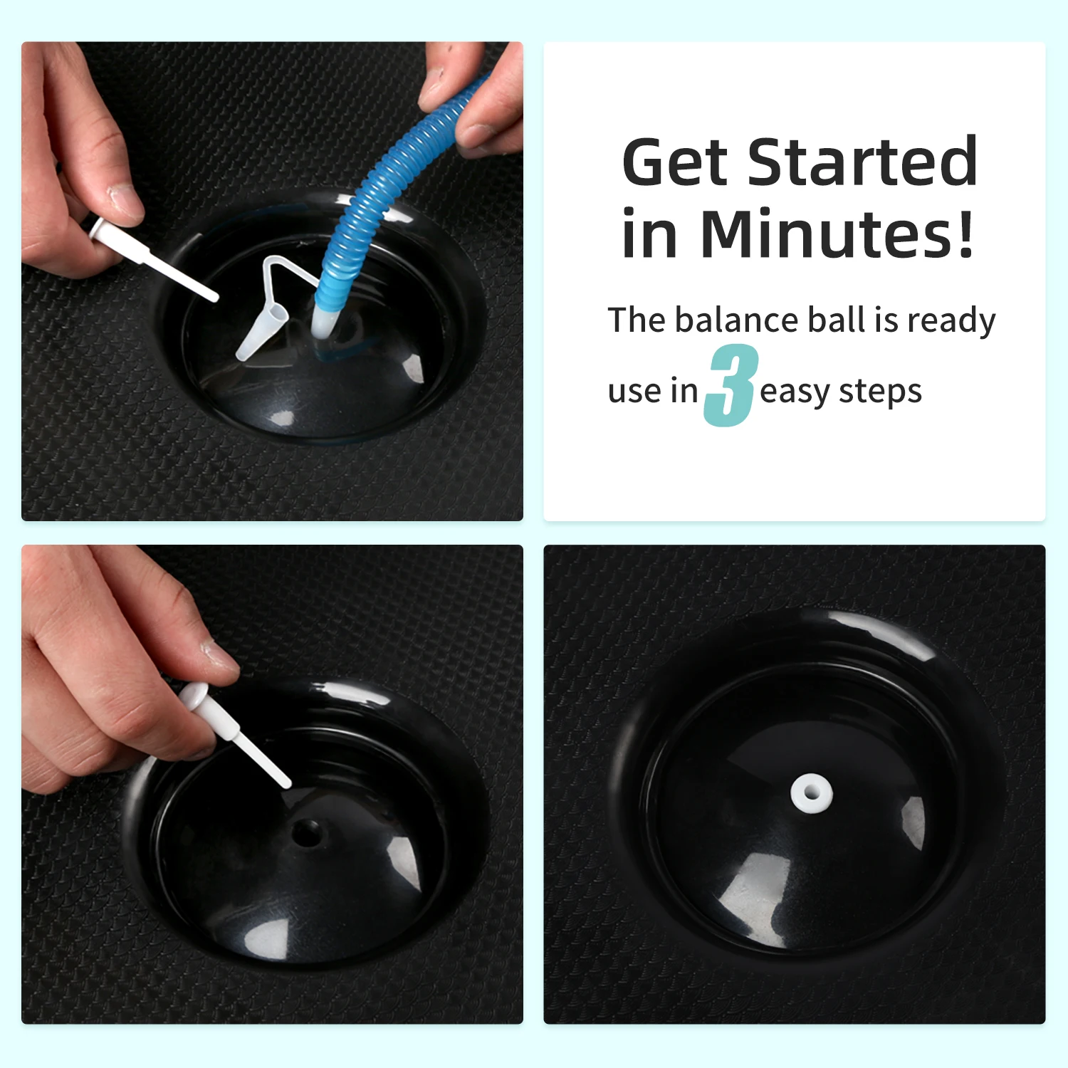 Uso en el hogar Equilibrio de yoga Bola de medio equilibrio Bola de hemisferio de yoga de media cúpula con precio bajo Nuevo