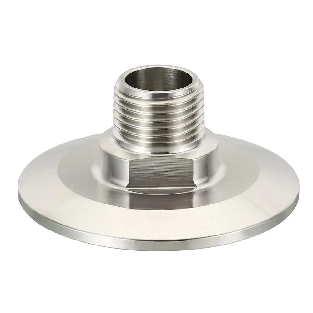 2,5-дюймовый адаптер TC Tri Clamp для резьбы 1/2 NPT, санитарный фитинг из нержавеющей стали 304, соединитель для труб в пищевой промышленности и производстве напитков