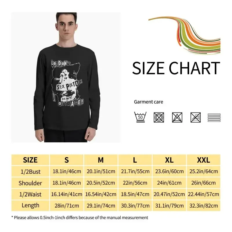 الجنس مسدسات Londons الغضب الأحمر سيد الحلقة طويلة الأكمام تي شيرت تي شيرت تي شيرت لينة القطن الهيب هوب الشارع الشهير