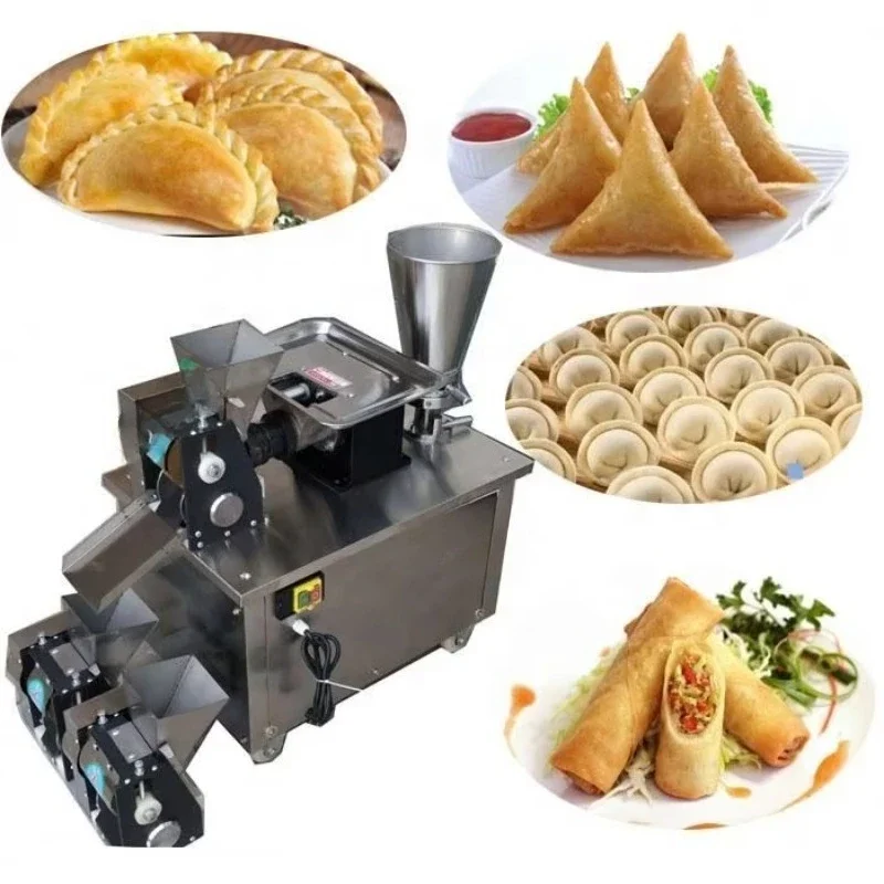 The restaurant uses a mini dumpling machine with