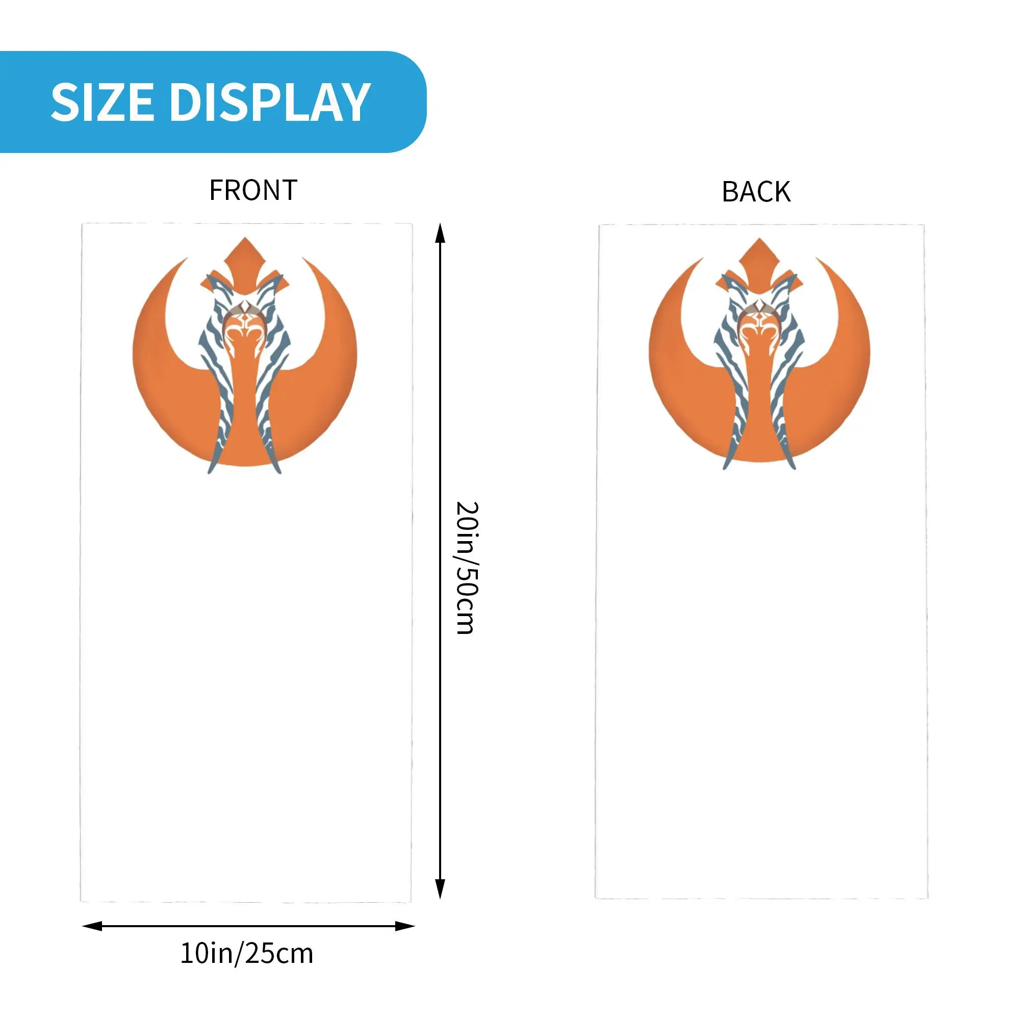 Ahsoka Bandana Halsbeenkap Gedrukt Wikkelsjaal Warme hoofddeksels Buitensporten Voor Heren Dames Volwassen Ademend