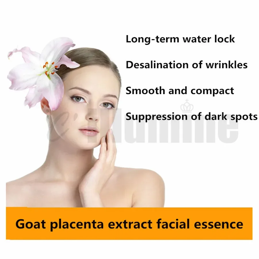 Placenta Essence Goat Placenta Moisturizing Hyaluronic acid Anti-aging Skin Tightening 500nl
