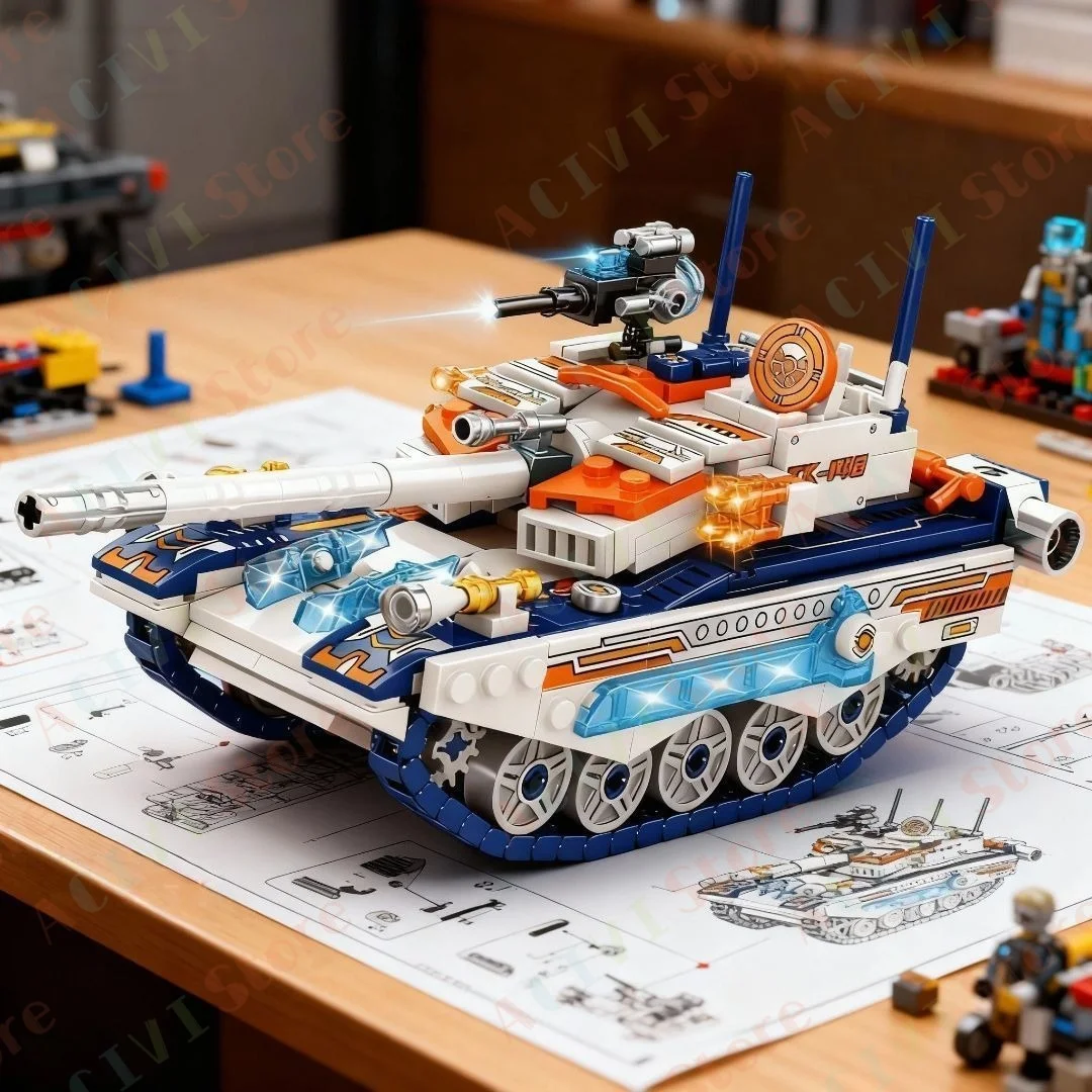 2026 Nieuwe Vliegdekschip DF Missile Launcher Legerboot Vliegtuigmodel Oorlogsschepen Militaire Tank Bouwstenen voor Jongens Speelgoed