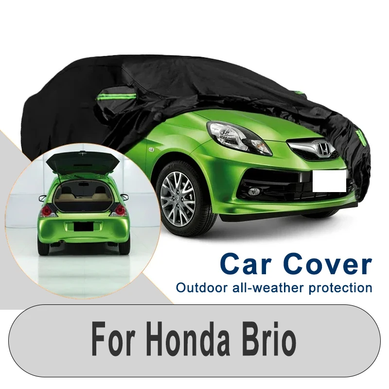 

Outdoor Car Cover for Honda Brio - Winter Summer Snowproof Dustproof Shield, Waterproof Sunproof Auto Protection Accessory