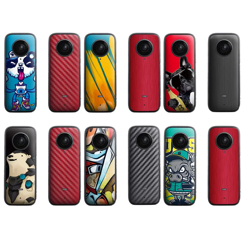 Cartoon Sticker for Insta360 ONE X2 Scratch-Resistant Camera PVC Water-proof Protective Film for Insta 360 ONE X2 Accessories