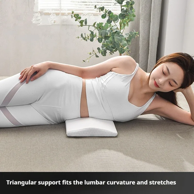 

Lumbar Support Pillow, Back Support Memory Foam Pillow For Sleeping In Bed Waist Support Cushion For Lower Back Pain Relief