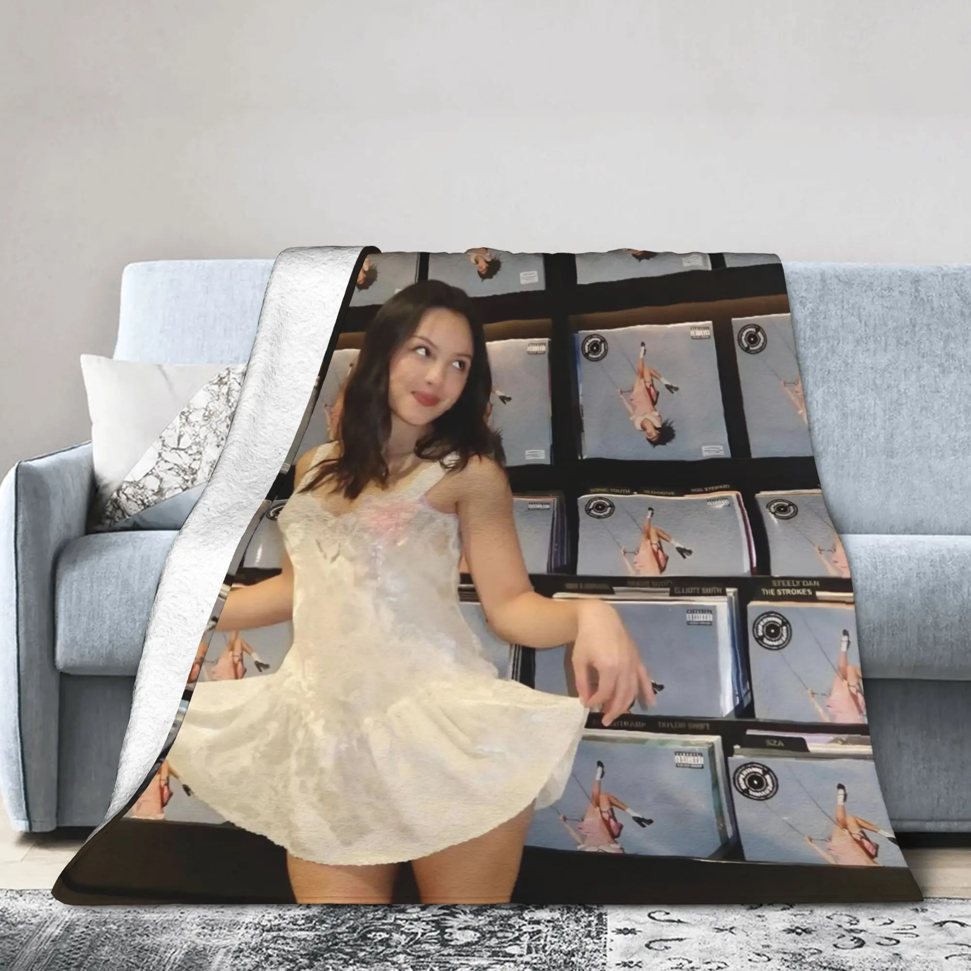 You Seem Pretty Sad for a Girl So in Love Blanket Fleece Air Conditioning Singer Thin Throw Blanket for Bedding Plush Thin Quilt