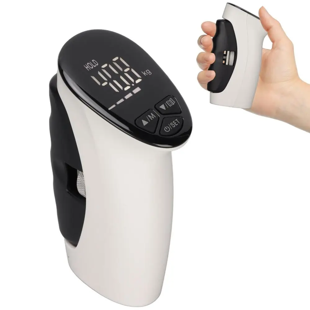 198 Lbs/90 Kg Digital Hand Grip Strengthener Adjustable LED Display Hand Strength Trainer Hand Grip Strength Tester