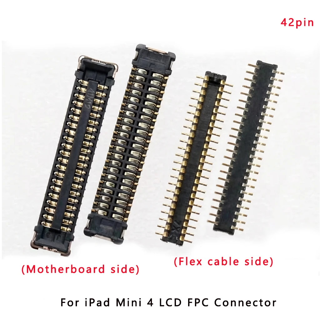 10pcs Display Touch FPC Connector Socket for iPad Mini 1/2/3/4/5/ - LCD Screen Flex Cable Connector on Logic Board / Flex Cable