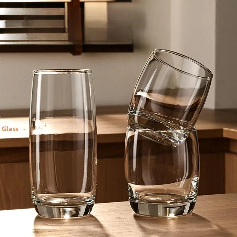 

Heat Resistant Glass Cup Transparent High Temperature Proof Tea Brewing Drinking Water Cup Special Design Antibacterial Singl...