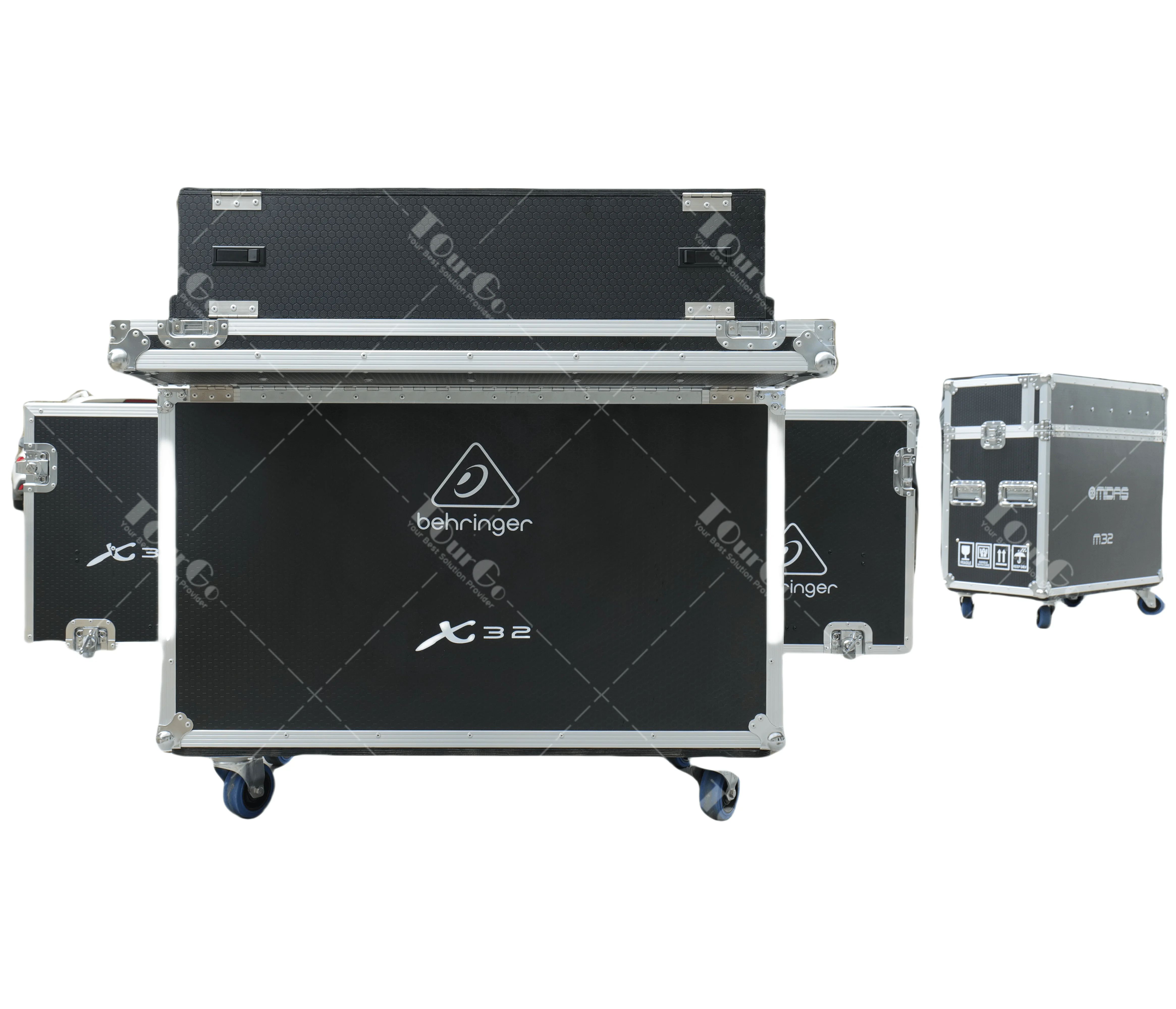 

Flip Flight Road Mixer Case Behringer Wing X32 Live Midas System Sound Equipment Studio Flight Case