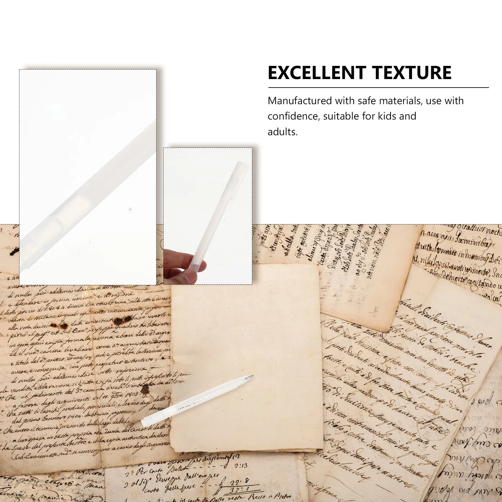 

4Pcs Manual Glue Pen Compact Size Easy to Carry Smooth Flow for Art Crafts Projects Kids Stationery Tool Glue Pens