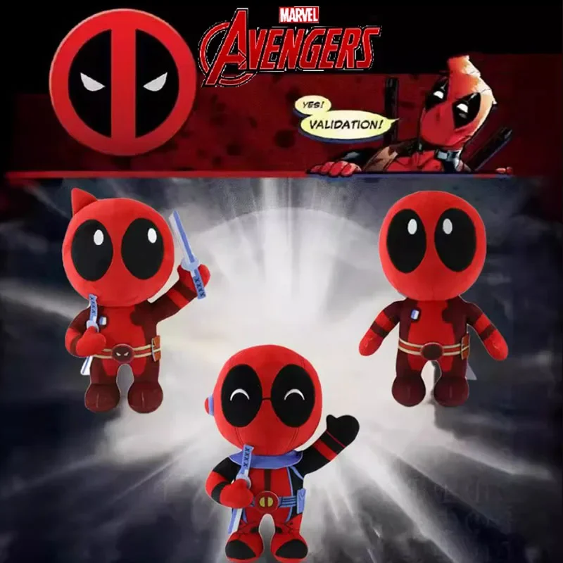 

23-30Cm Deadpool 3 Plush Doll Disney Action Figure Accessories Toy Doll Pillow Plush Animal Plush Children's Birthday Gift