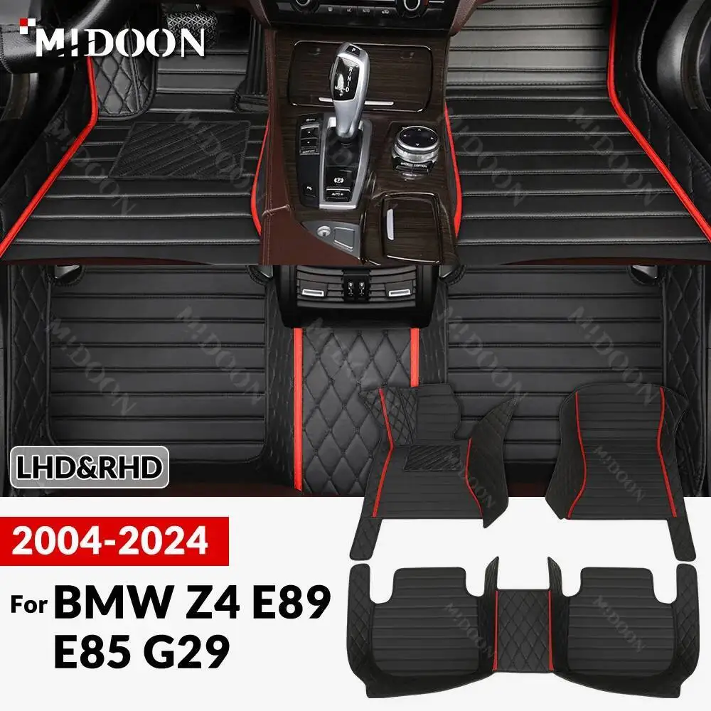 

New styles! For BMW Z4 E89 E85 G29 2004-2024 23 22 21 20 19 18 17 16 Custom Car Floor Mat Auto Carpet Cover Interior Accessories