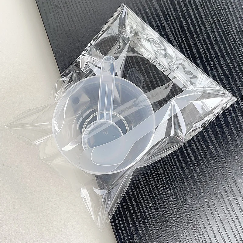 Three-piece Facial Mask Bowl, Stick and Spoon Set, 10g Measuring Spoon, Plastic Mixing Stick, Mask Adjustment and Skin Care