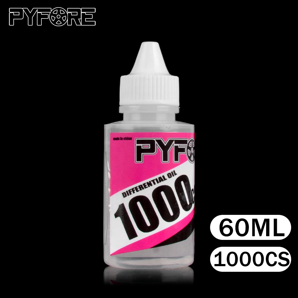 PYFORE Differentieelolie 60 ml 1000CS 2000CS 3000CS 5000CS 6000CS 8000CS 9000CS 10000CS voor RC Model Auto Crawler Buggy Truck