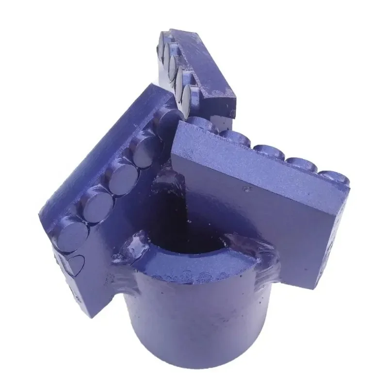 PDC geological coalfield exploration drilling three wing diamond composite drill bit