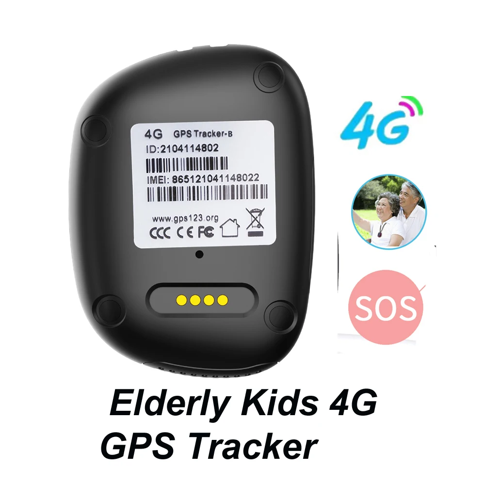 4G Elderly Kids GPS Tracker RF-V50Compatible with LTE/3G WCDMA/2G GSM SOS Alarm Two-way Voice Tracking Artifact Waterproof IP67