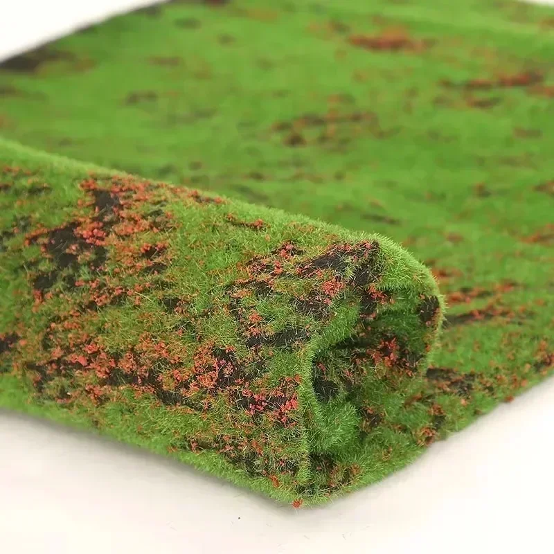 Artificial Turf Moss Grassland Synthetic Fake Grass Carpet Wall Simulation Plant Muscus Lawns Decor Garden Outdoor Decoration