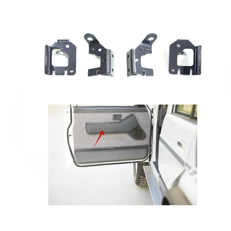 Front Door Handle Reinforcement for Nissan Patrol Y60 Interior Door Handle Enhance Accessories 4 Pieces