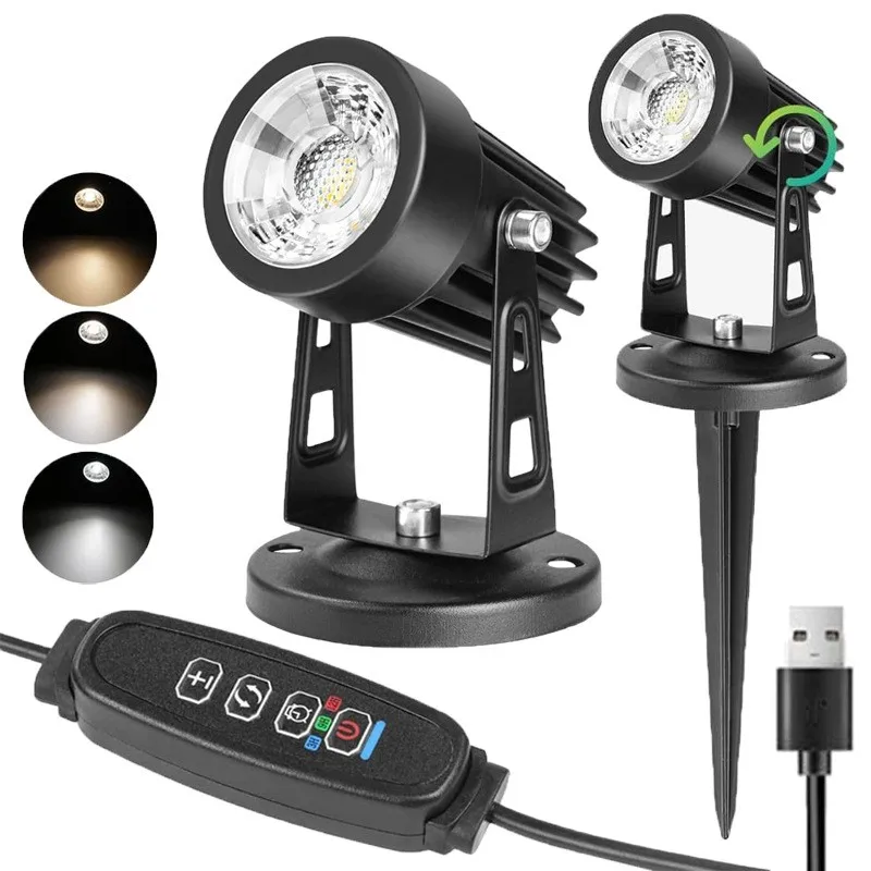 

Dimmable 5W LED Spot Light Indoor Uplight Spotlight for Potted Plant Home Living Room Decorative Lighting Accent Lamp