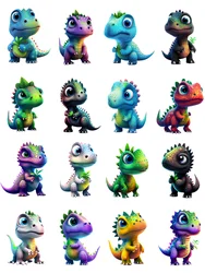 Cute Dinosaur Baby small Patches for clothes DIY children printing for clothes Ironing applications