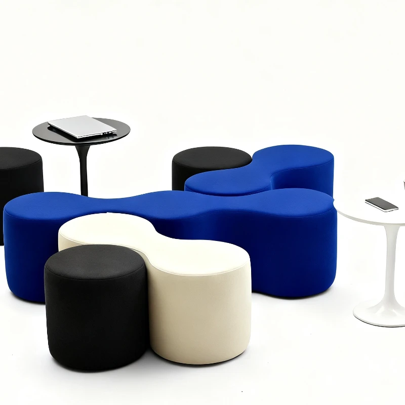

Creative special-shaped combination sofa stool Simple casual special-shaped clothing store Rest area Training institution