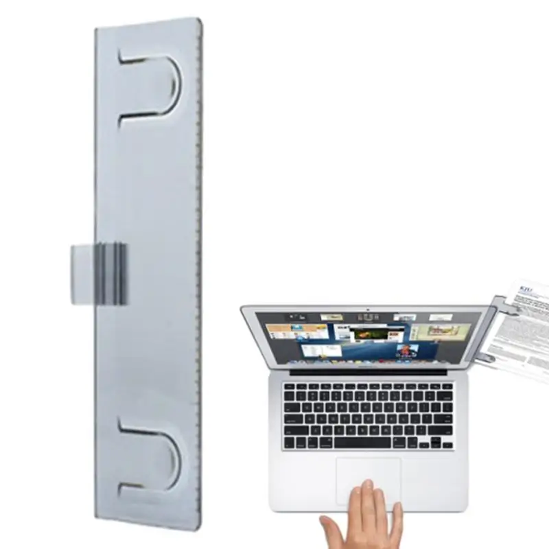 Documents Holder Clip Multi-Purpose Document Holder Board Computer Monitor Supplies Smooth Clip Board For Documents Photographs