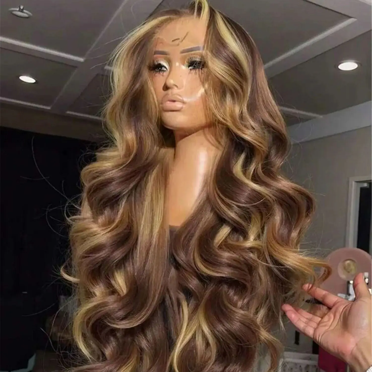perruques-synthetiques-lace-frontal-longues-ondulees-brun-fonce-pour-femmes-noires-raie-libre-densite-180-en-promotion